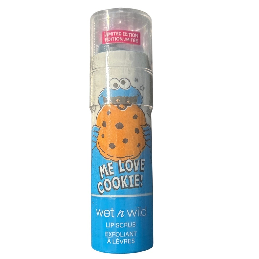 Wet n Wild Lip Scrub Limited Edition Sesame Street Cookie Monster Exfoliant